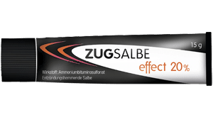 Zugsalbe effect 20 %