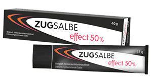 Zugsalbe effect 50 %